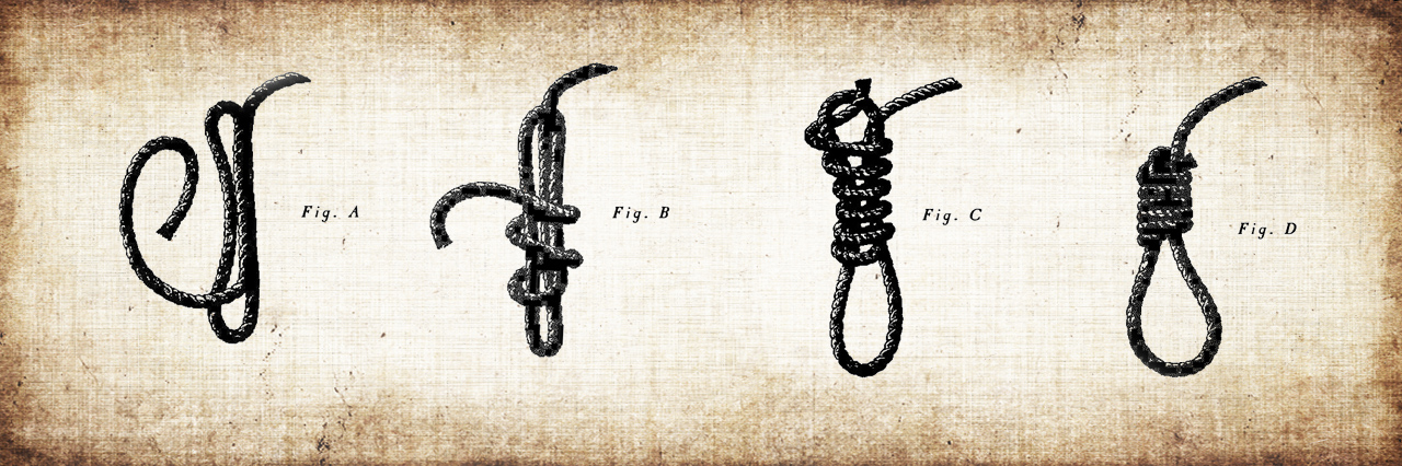 how to tie a hangmans knot